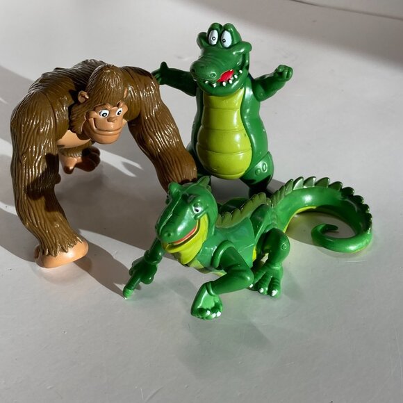 Rainforest Cafe Action Figure Lot of 5 Animals 3.5" Tall 2000 Jaguar Gorilla - Picture 13 of 16